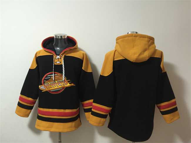 Men's Vancouver Canucks Blank Black Ageless Must-Have Lace-Up Pullover Hoodie,We sell and wholesale Men's Vancouver Canucks Blank Black Ageless Must-Have Lace-Up Pullover Hoodie on line form chian!